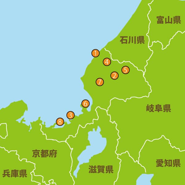福井県の人気スポット