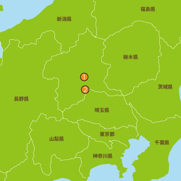 群馬県の地図・教習所の場所と付近の情報