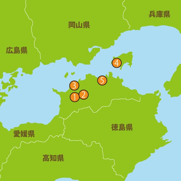 香川県の人気スポット