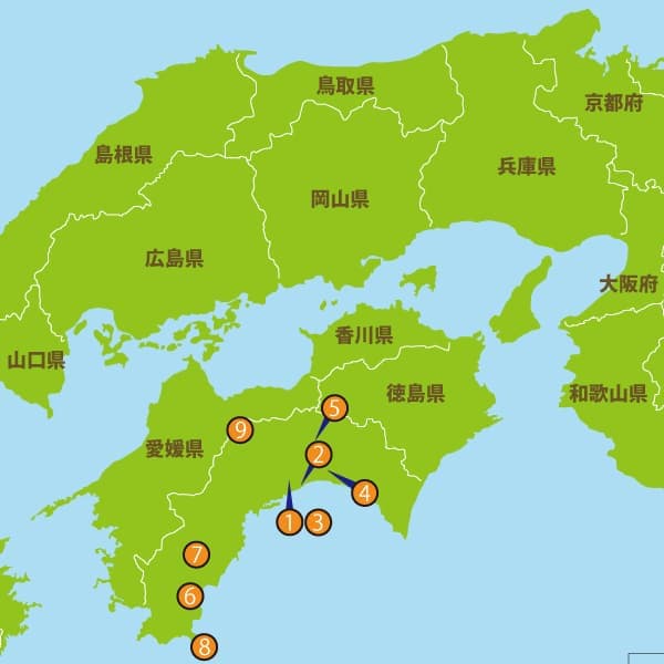 高知県の人気スポット