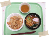 かやくご飯&お蕎麦