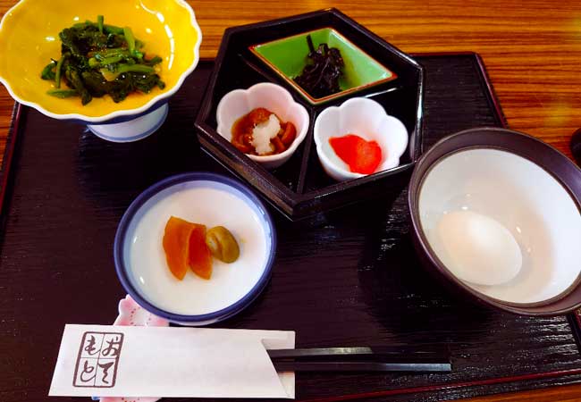 旅館喜至楼の朝食①