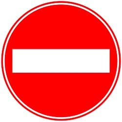 車両進入禁止