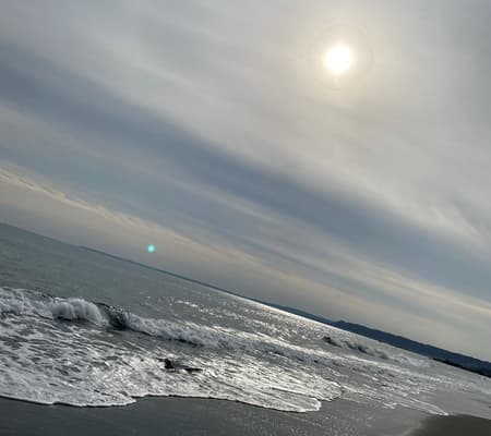はいなん自動車学校付近の海の画像