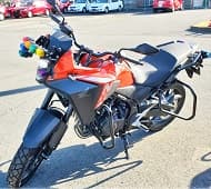教習で使う普通二輪の車両です。