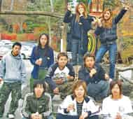 カーアカデミー那須高原での友達との写真