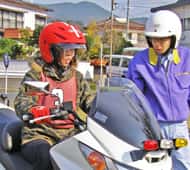 普通二輪教習。スクーターは手軽だけれど、ちょっとクセがあるので要注意。
