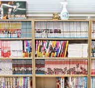 校舎には漫画コーナーがあります。
