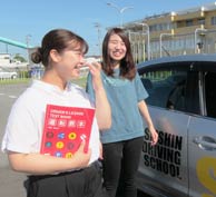 親切・丁寧な教習で、安心して運転技術を学ぶことができます。