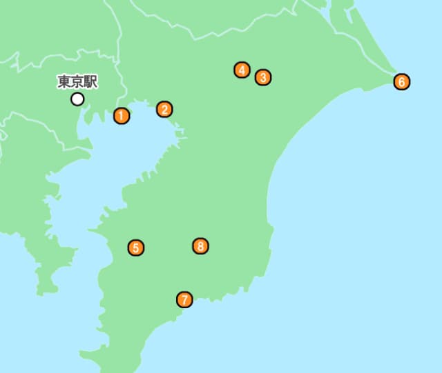 千葉県の人気スポット