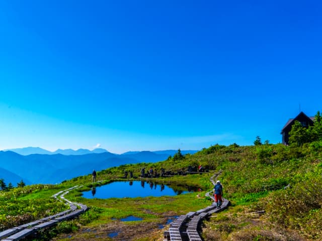 檜枝岐村の風景