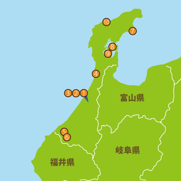 石川県の人気スポット