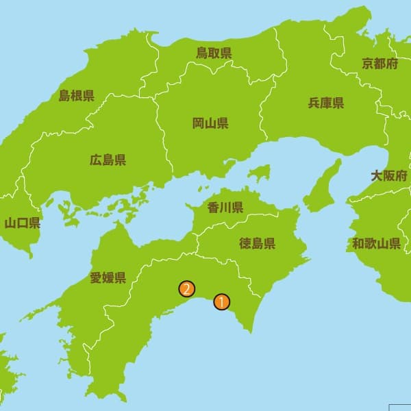 高知県の地図・教習所の場所と付近の情報