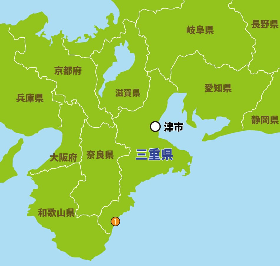 三重県の地図・教習所の場所と付近の情報