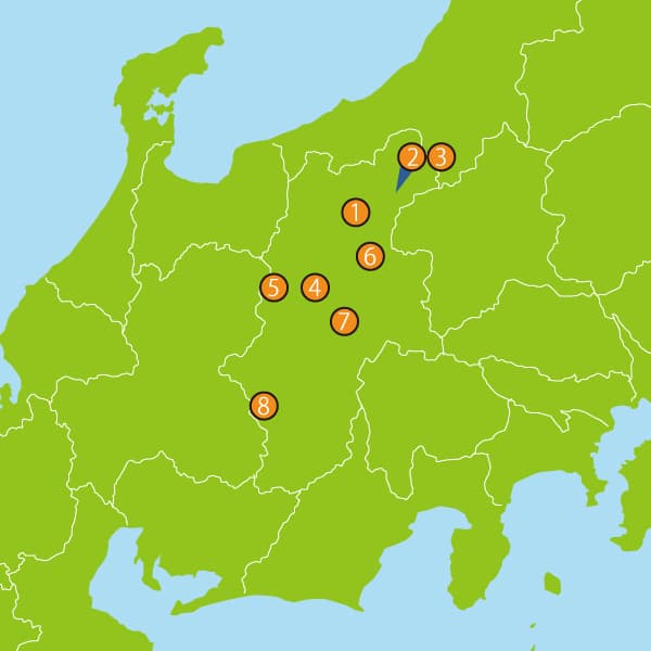 長野県の人気スポット