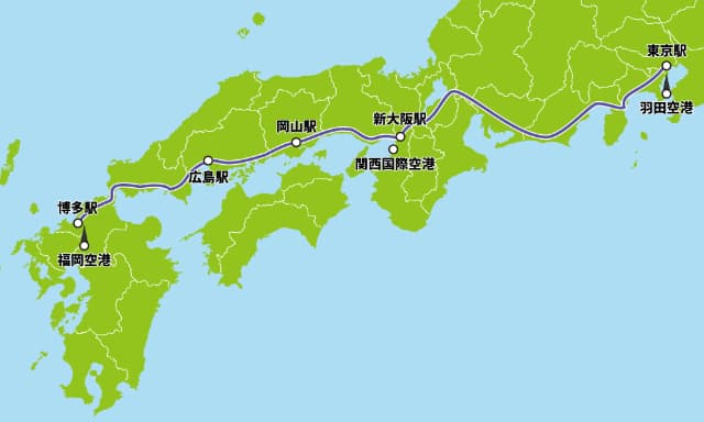 長崎県までの交通アクセス