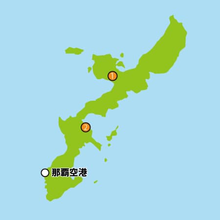 沖縄県の地図・教習所の場所と付近の情報