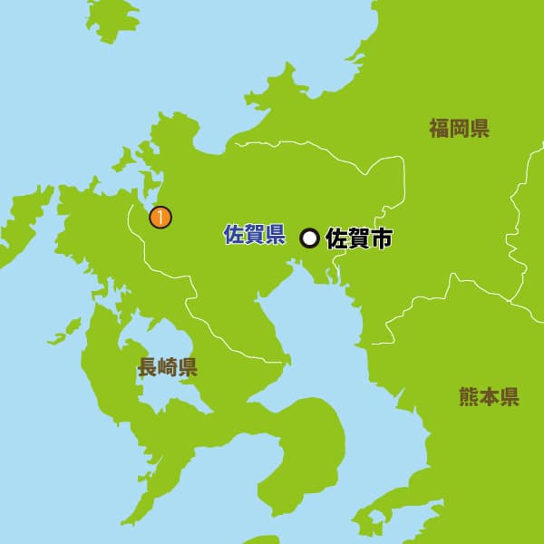 佐賀県の地図・教習所の場所と付近の情報