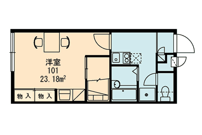 部屋の見取り図