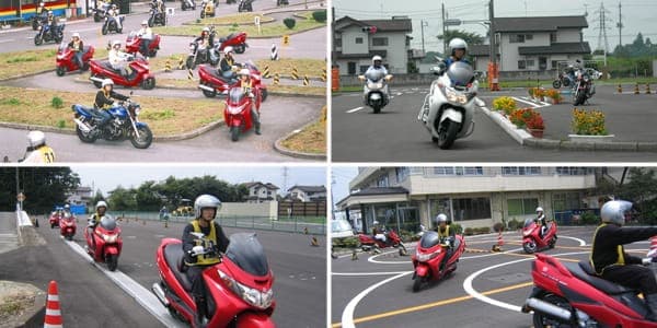 バイク教習の様子