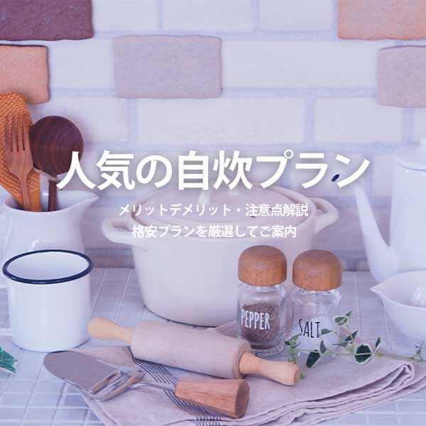 人気の自炊プラン